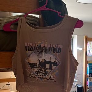 Pink Floyd cropped tank, size medium, only been wore a few times, super comfy